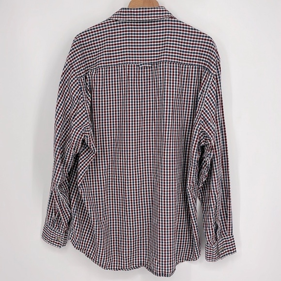 Pendleton Varsity Shirt Long Sleeve Button-Up Gingham Plaid in Men’s Size XL - Picture 7 of 7